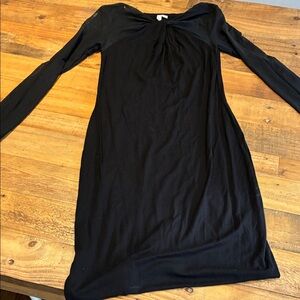 ASOS Elegant Black Long Sleeve Dress